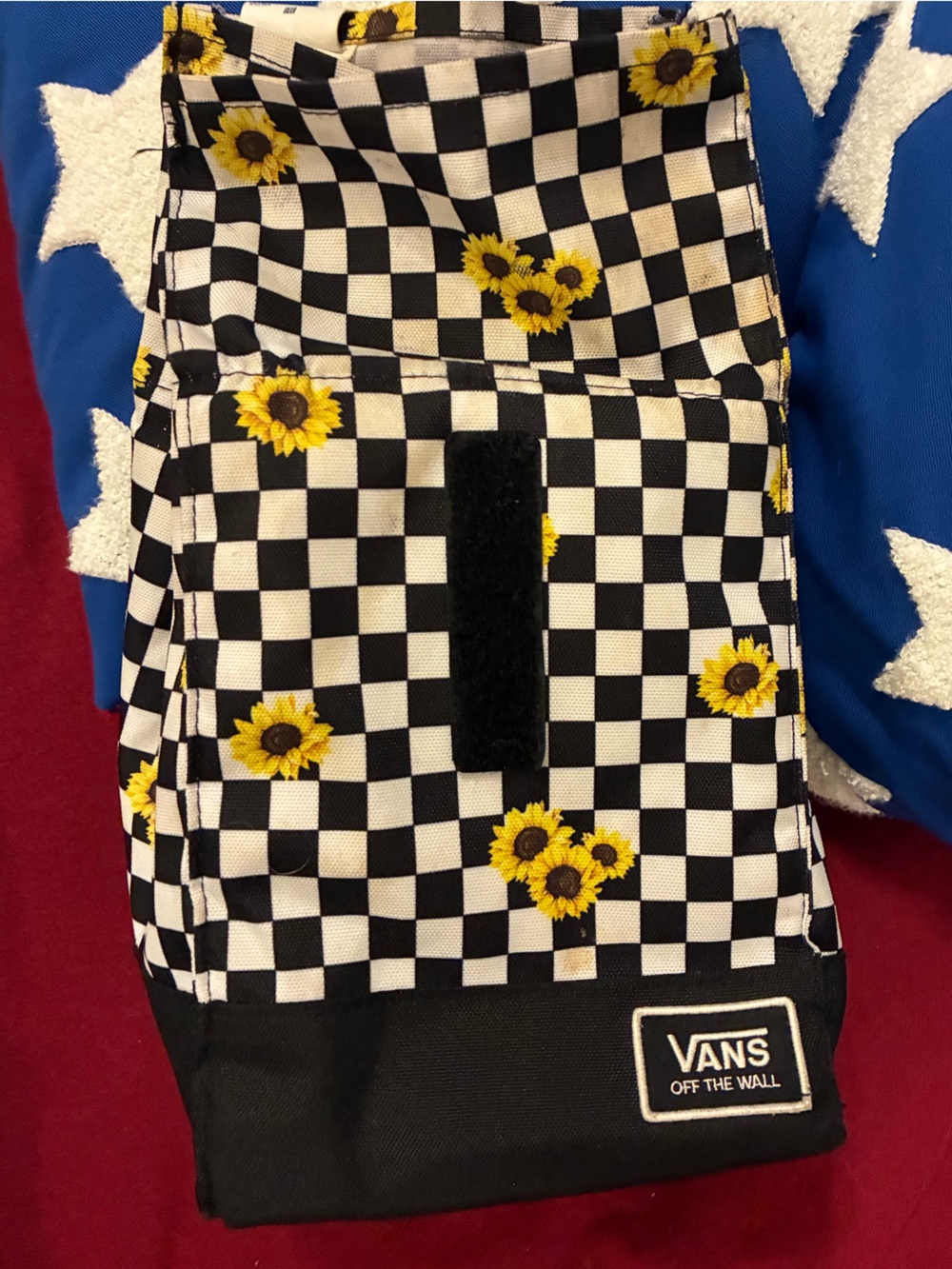 Vans Checkerboard Sunflower Lunch Box Black, White & Yellow